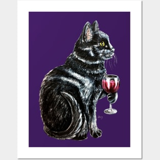 "Pinot Noir" - Cat Noir collection Posters and Art